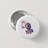 Du bist magisch! Einhorn Button (Vorne & Hinten)