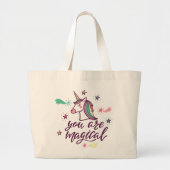 Du bist magisch jumbo stoffbeutel (Vorne)
