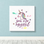 Du bist magisch leinwanddruck (Insitu (Holzboden))