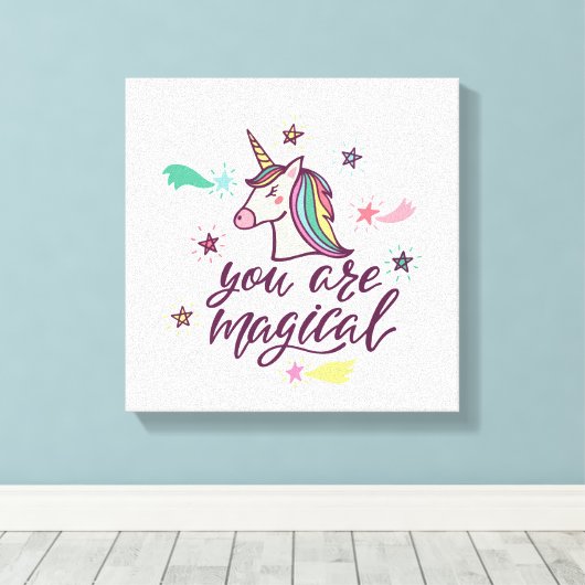 Du bist magisch leinwanddruck (Insitu (Holzboden))