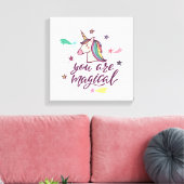 Du bist magisch leinwanddruck (Insitu (Wohnzimmer))