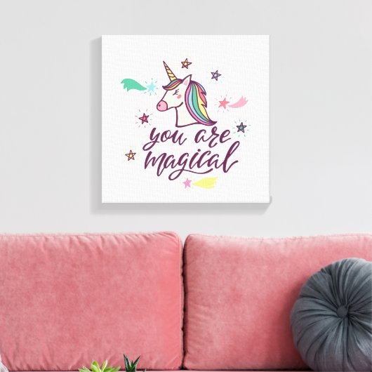 Du bist magisch leinwanddruck (Insitu (Wohnzimmer))