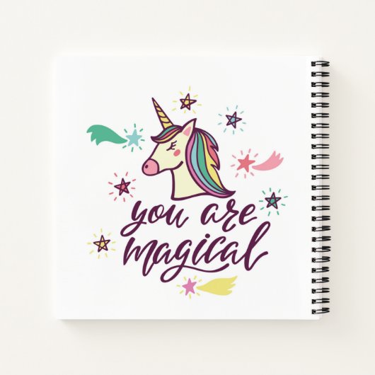 Du bist magisch notizblock (Rückseite)