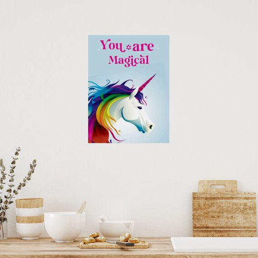 Du bist magisch poster (Küche)