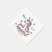 Du bist magisch serviette (Ecke)