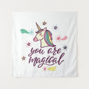 Du bist magisch wandteppich