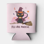 Du bist magische Hexenkatze Dosenkühler (Vorderseite)