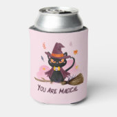 Du bist magische Hexenkatze Dosenkühler (Kanne Rückseite)