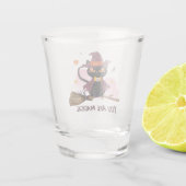 Du bist magische Hexenkatze Schnapsglas (Rückseite)