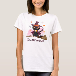 Du bist magische Hexenkatze T-Shirt