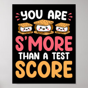 Du bist mehr als ein Testergebnis - Lustiger Testt Poster