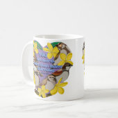 Du bist mehr wert als viele Spatzen Kaffeetasse (Vorderseite Links)