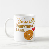 Du bist mein Alles Bagel Kaffeetasse (Links)