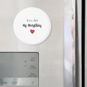 Du bist mein Alles Herz Magnet