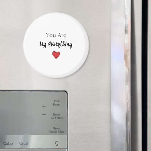 Du bist mein Alles Herz Magnet (In Situ (Kühlschrank))