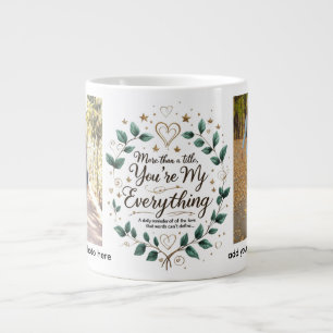 Du bist mein Alles - Jumbo personalisiert Mug Jumbo-Tasse