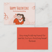 Du bist mein Alles Mitteilungskarte (Vorne/Hinten)