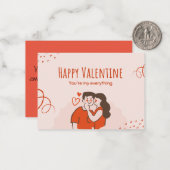 Du bist mein Alles Mitteilungskarte (Vorderseite/Rückseite Beispiel)