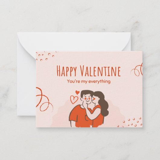 Du bist mein Alles Mitteilungskarte (Vorderseite)