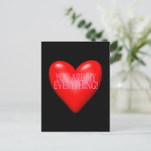 Du bist mein Alles Postkarte (Stehend Vorderseite)