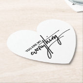 Du bist mein Alles - Valentinisches Geschenk Untersetzer (angewinkelt)