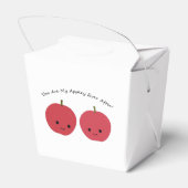 Du bist mein Appley immer nach Äpfeln Geschenkschachtel (Rückseite)