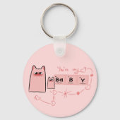 Du bist mein Baby Schlüsselanhänger (Vorderseite)