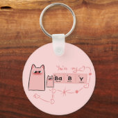 Du bist mein Baby Schlüsselanhänger (Vorderseite)