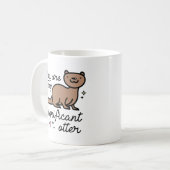 Du bist mein bedeutsamer Otter Kaffeetasse (Vorderseite Links)