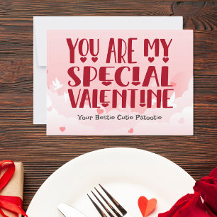 Du bist mein besonderer Valentinstag, personalisie Feiertagskarte