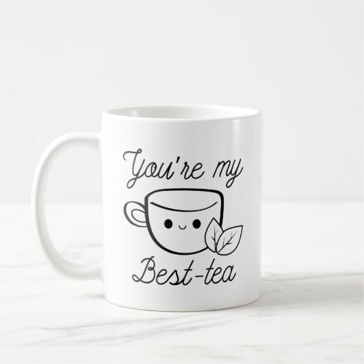 Du bist mein bester Tee Kaffeetasse (Links)