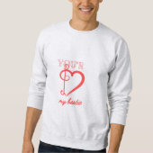 Du bist mein Bestie Sweatshirt  (Vorderseite)