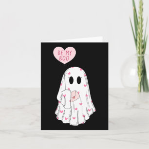 Du bist mein Boo Funny Spooky Ghost Valentine Day Karte