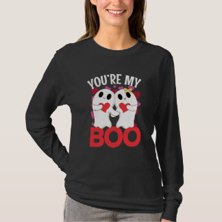Du bist mein Boo-Geist mit Herz für Valentinstag T-Shirt