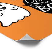 Du bist mein BOO Halloween-Gespenst Poster (Ecke)