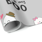 Du bist mein Boo Halloween Ghost Kawaii Niedlich Geschenkpapier (Rolleneckpunkt)