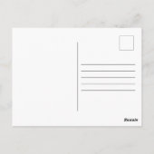 Du bist mein Boo Halloween Kawaii Ghost Niedlich Postkarte (Rückseite)