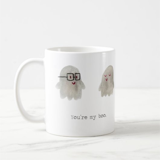 "Du bist mein Boo" Kaffeetasse (Links)