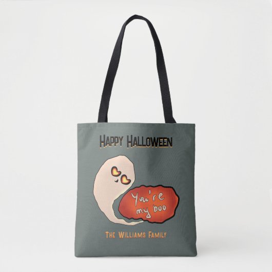 Du bist mein Boo | Niedlich Halloween Tasche (Vorderseite)