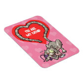 Du bist mein Catnip Funny Valentine's Cat Cartoon Magnet (Rechte Seite)