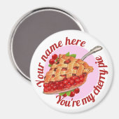 Du bist mein Cherry Pie Magnet (Vorderseite/Rückseite)