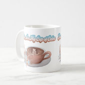 Du bist mein Cup von Calm Boho Latte Kaffeetasse (Vorderseite Links)