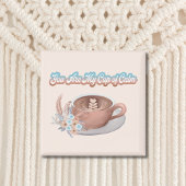 Du bist mein Cup von Calm Boho Latte Magnet