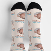 Du bist mein Cup von Calm Boho Latte Socken (Oben)