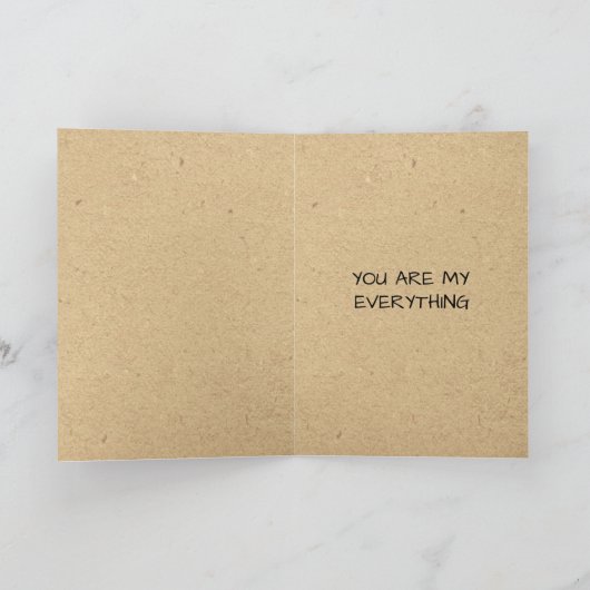 Du bist mein Eins und Nur | Romantische Karte (Innenseite)