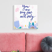 Du bist mein Einziger Leinwanddruck (Insitu (Wohnzimmer))