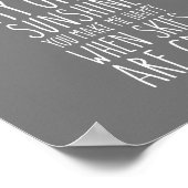 Du bist mein einziger Sonnenschein Poster (Ecke)