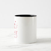 Du bist mein ewiges Valentinstag-Geschenk Zweifarbige Tasse (Mittel)