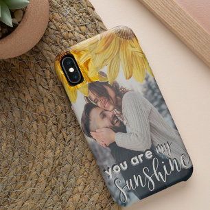 Du bist mein Foto mit gelben Sonnenblumen Case-Mate iPhone Hülle