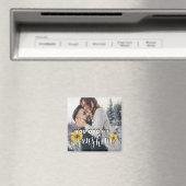 Du bist mein Foto mit gelben Sonnenblumen Magnet (In Situ (Geschirrspüler))